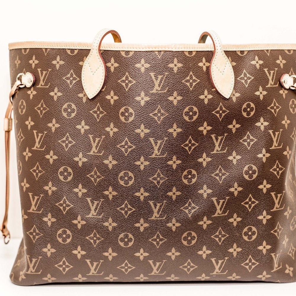 Louis Vuitton Neverfull Nm Gm Brown Monogram Canvas Tote